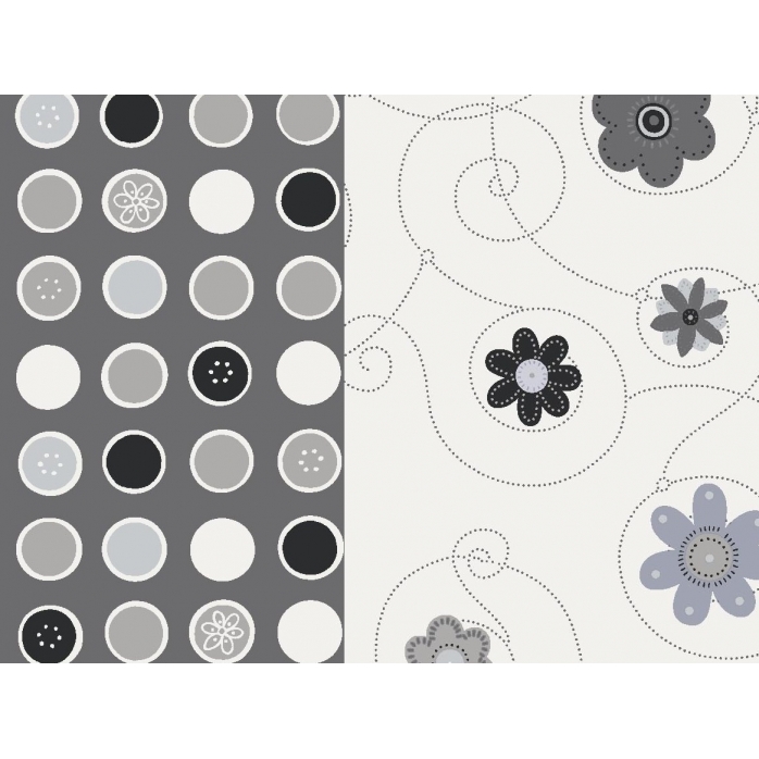 Tulící polštář LOUKA ŠEDÁ XXL, 100% bavlna + výplň ZDARMA