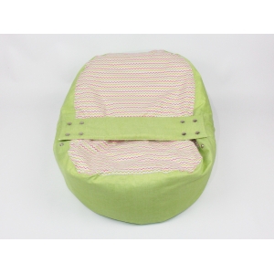 Hnízdečko pro miminko Vlnky zelené