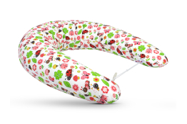 Těhotenský a kojicí polštář Maxi Beruška červená