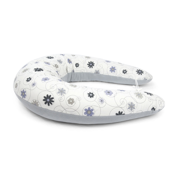 Těhotenský a kojicí polštář Maxi 205cm colormix Louka šedá