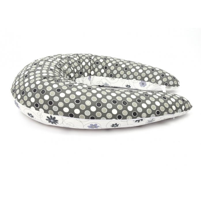 Kojicí polštář Standard LOUKA černobílá, 100% bavlna 1